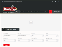 Tablet Screenshot of deerbrookproperty.com